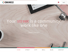 Tablet Screenshot of chainels.com